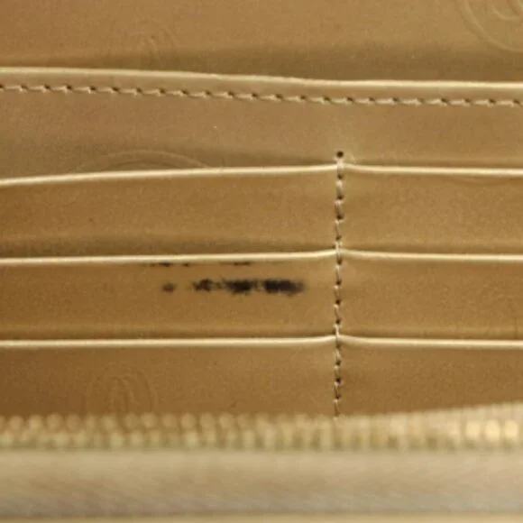 Cartier Happy Birthday Round Zip Long Wallet in gold-colored patent leather - Picture 6 of 9